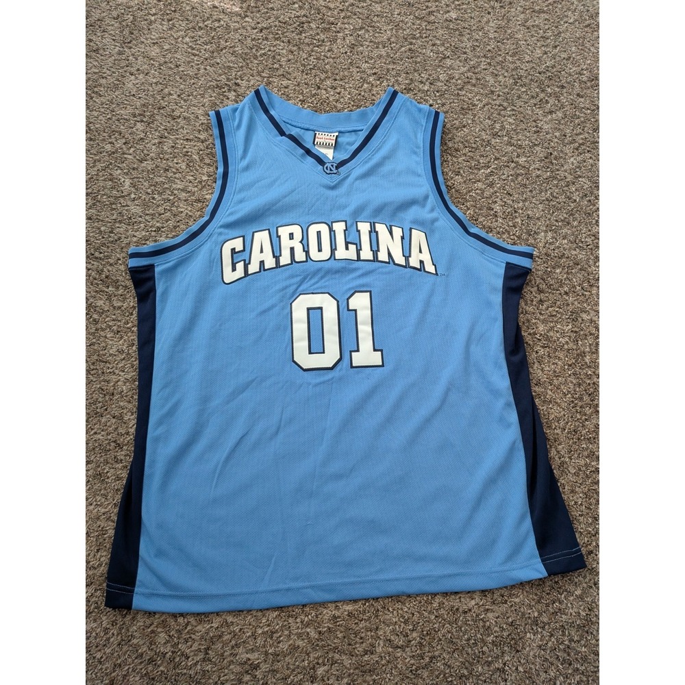 NCAA UNC North Carolina Tarheels Basketball Jersey 01 Footlocker Team Edition XL